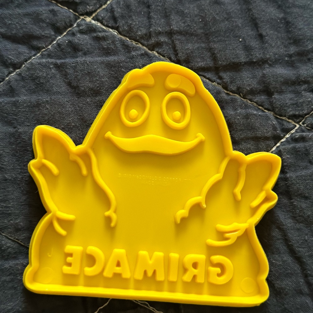 Vintage Grimace cookie cutter